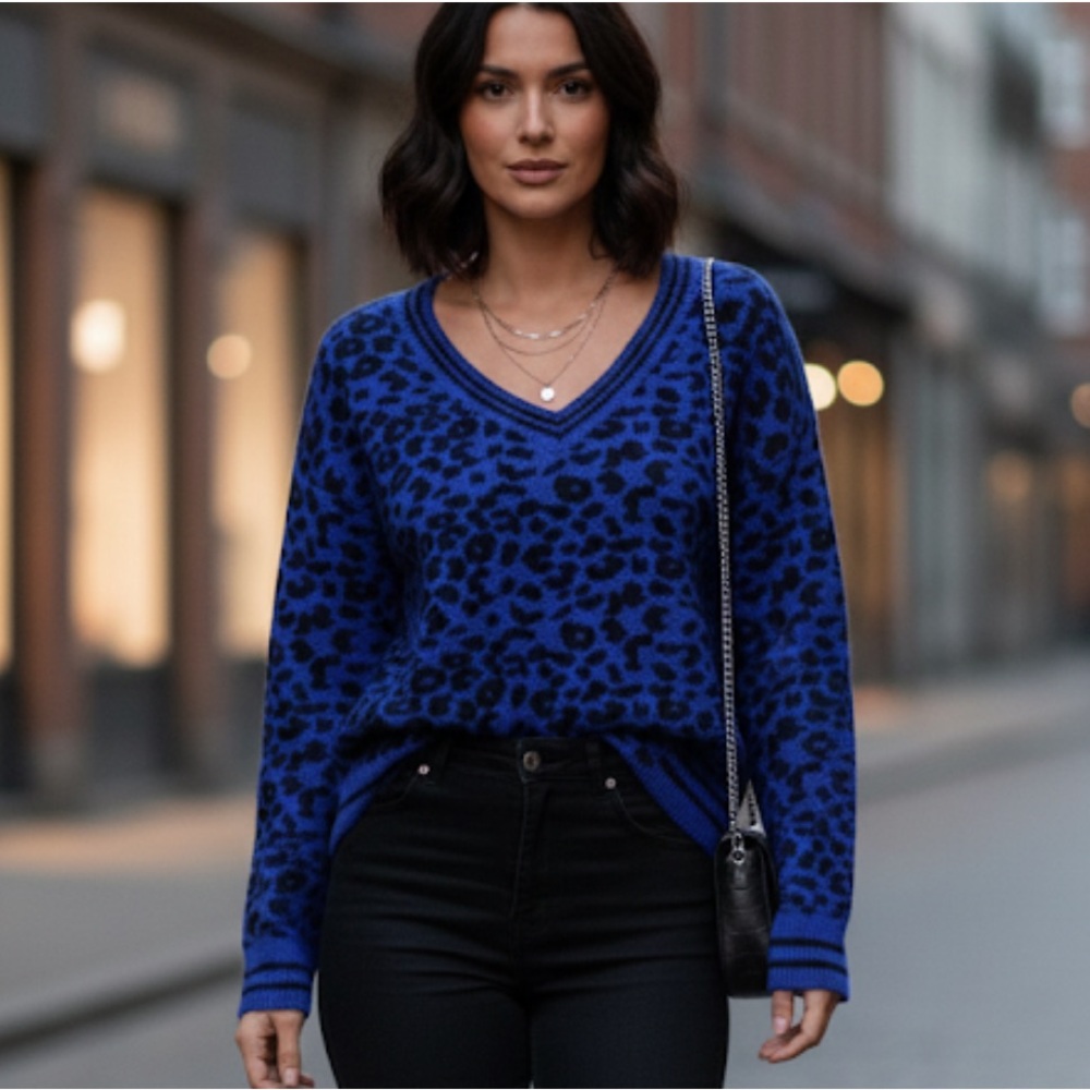 Evereve John + Jenn Leopard Sweater